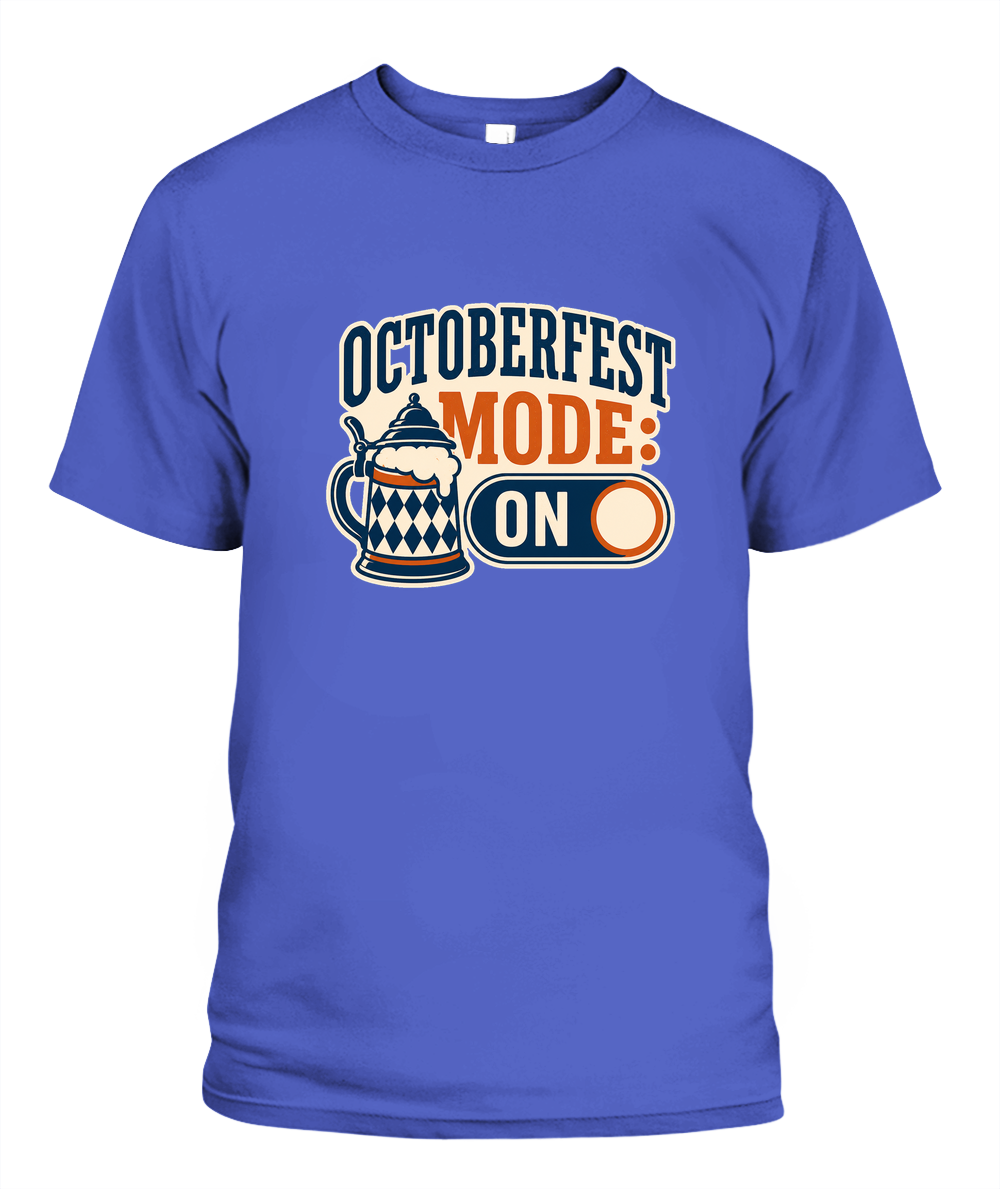 Octoberfest Mode: On — T-Shirt in Periwinkle