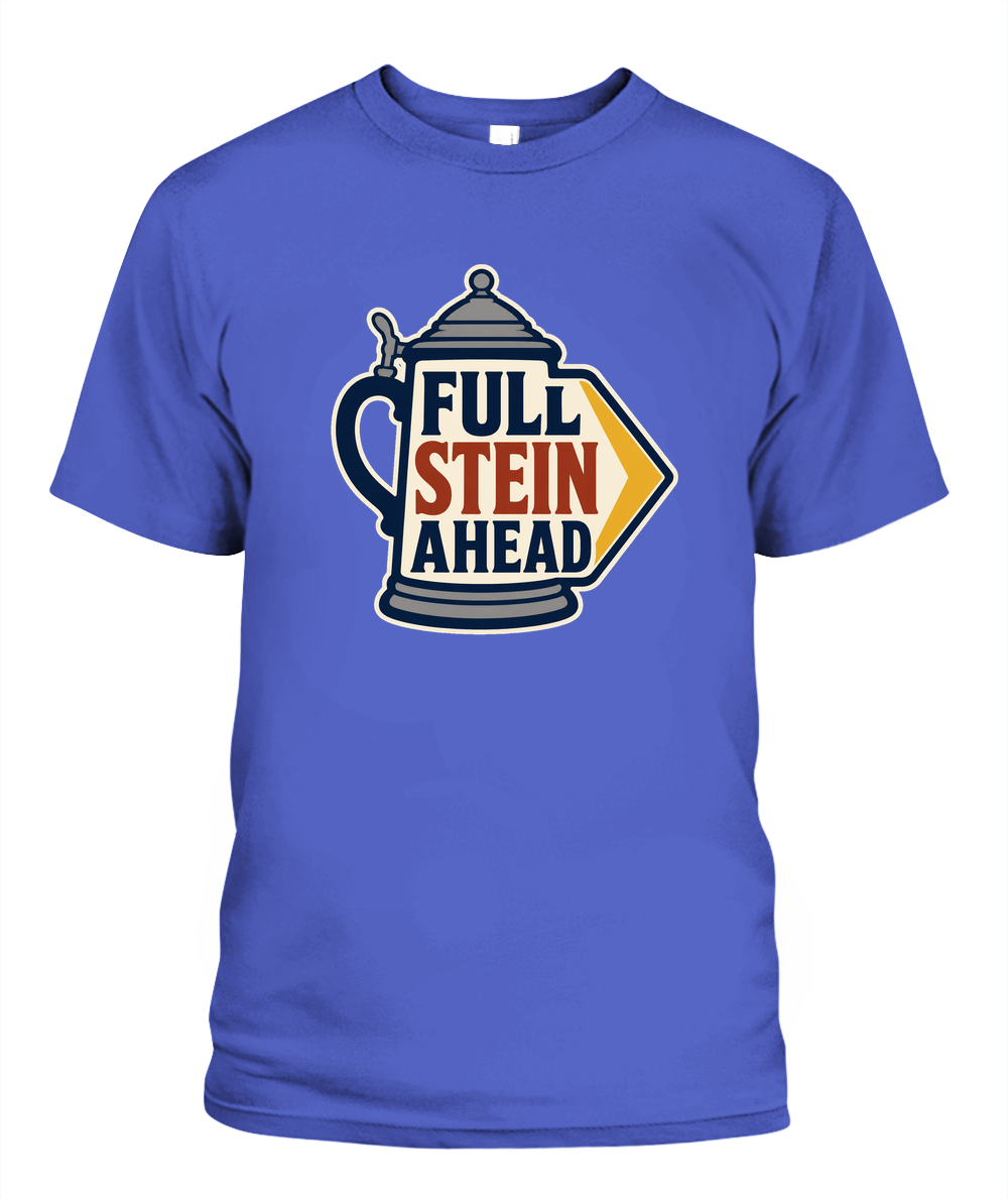 Full Stein Ahead — T-Shirt in Periwinkle