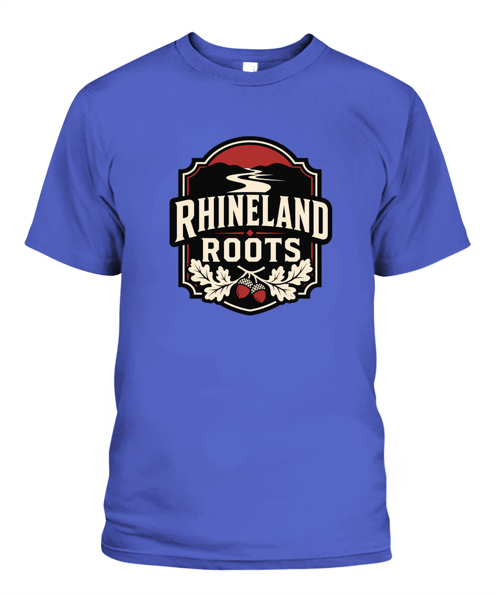 Rhineland Roots — T-Shirt in Periwinkle