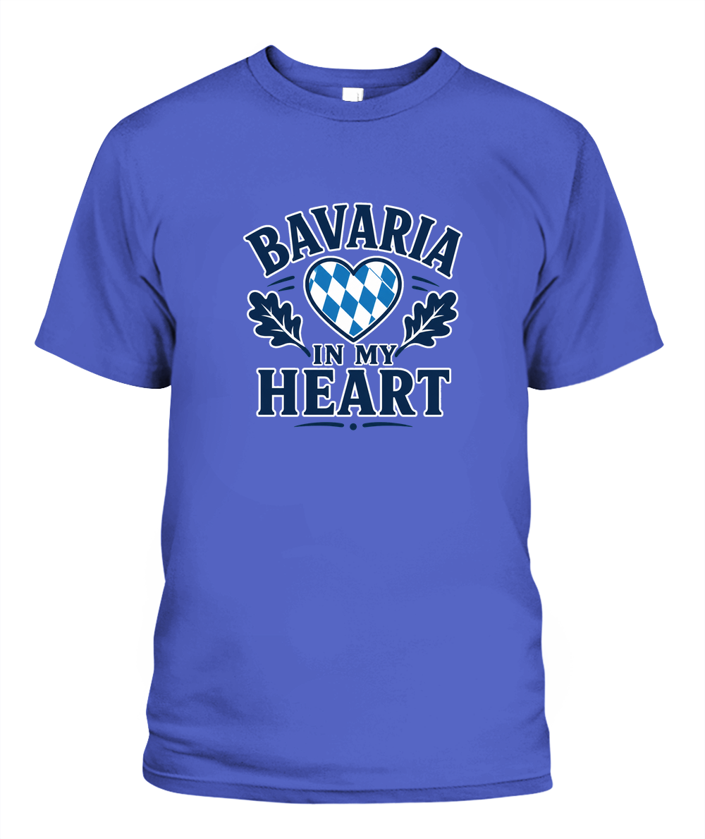Bavaria In My Heart — T-Shirt in Periwinkle