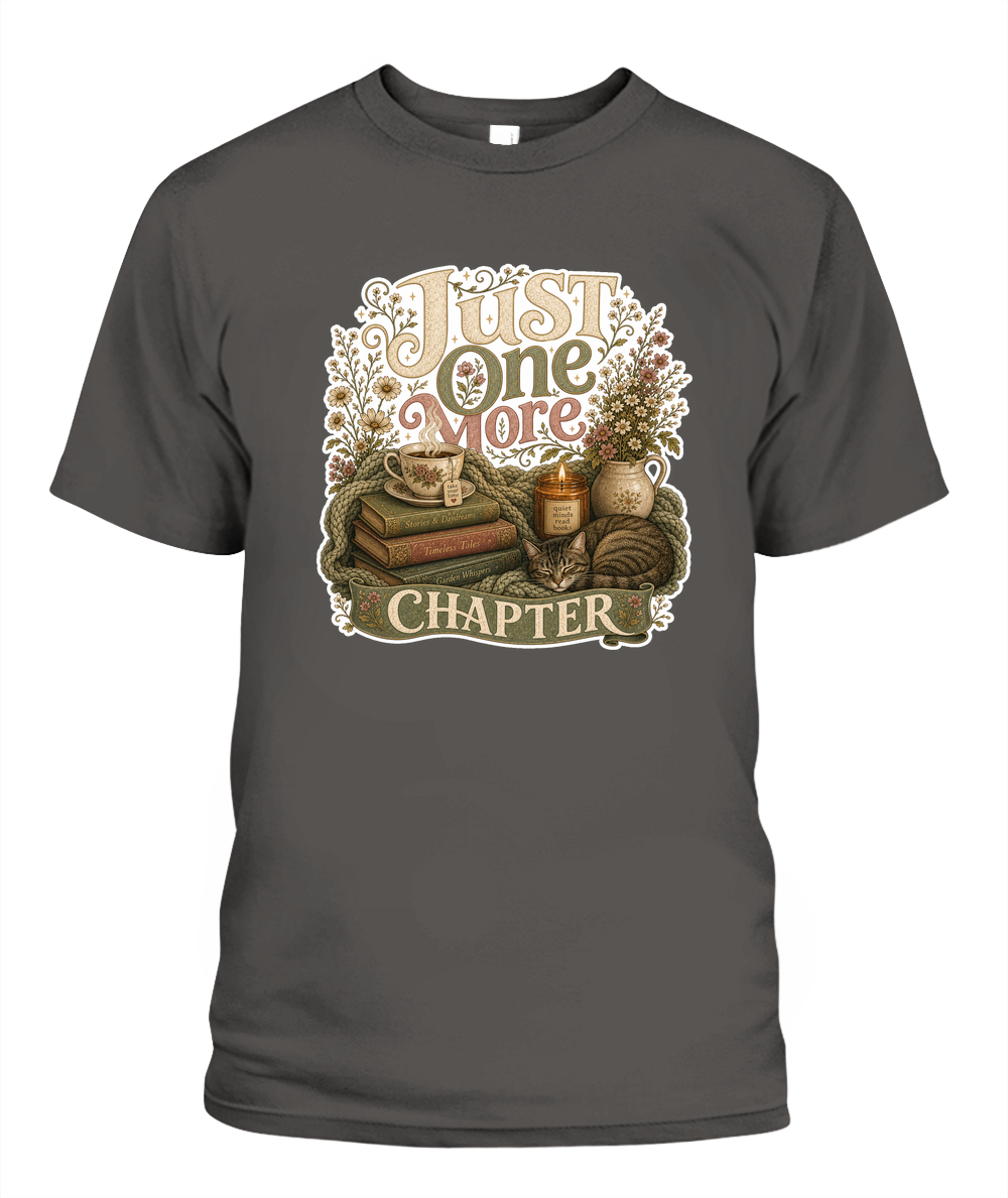 Just one more Chapter Book Lover T-Shirt | Reading Gift