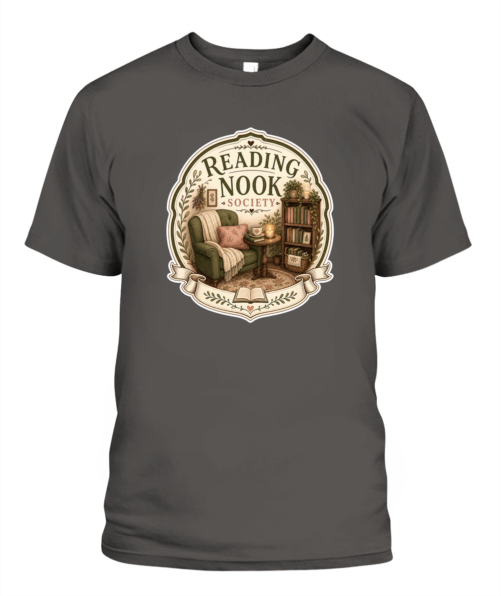 Reading Nook Society Book Lover T-Shirt | Reading Gift