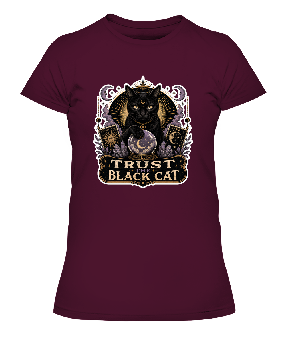 Trust the Black Cat Ladies T-Shirt | Black Cat Lover Gift