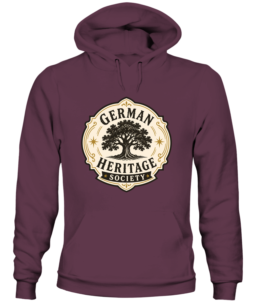 German Heritage Society — Hoodie in Maroon
