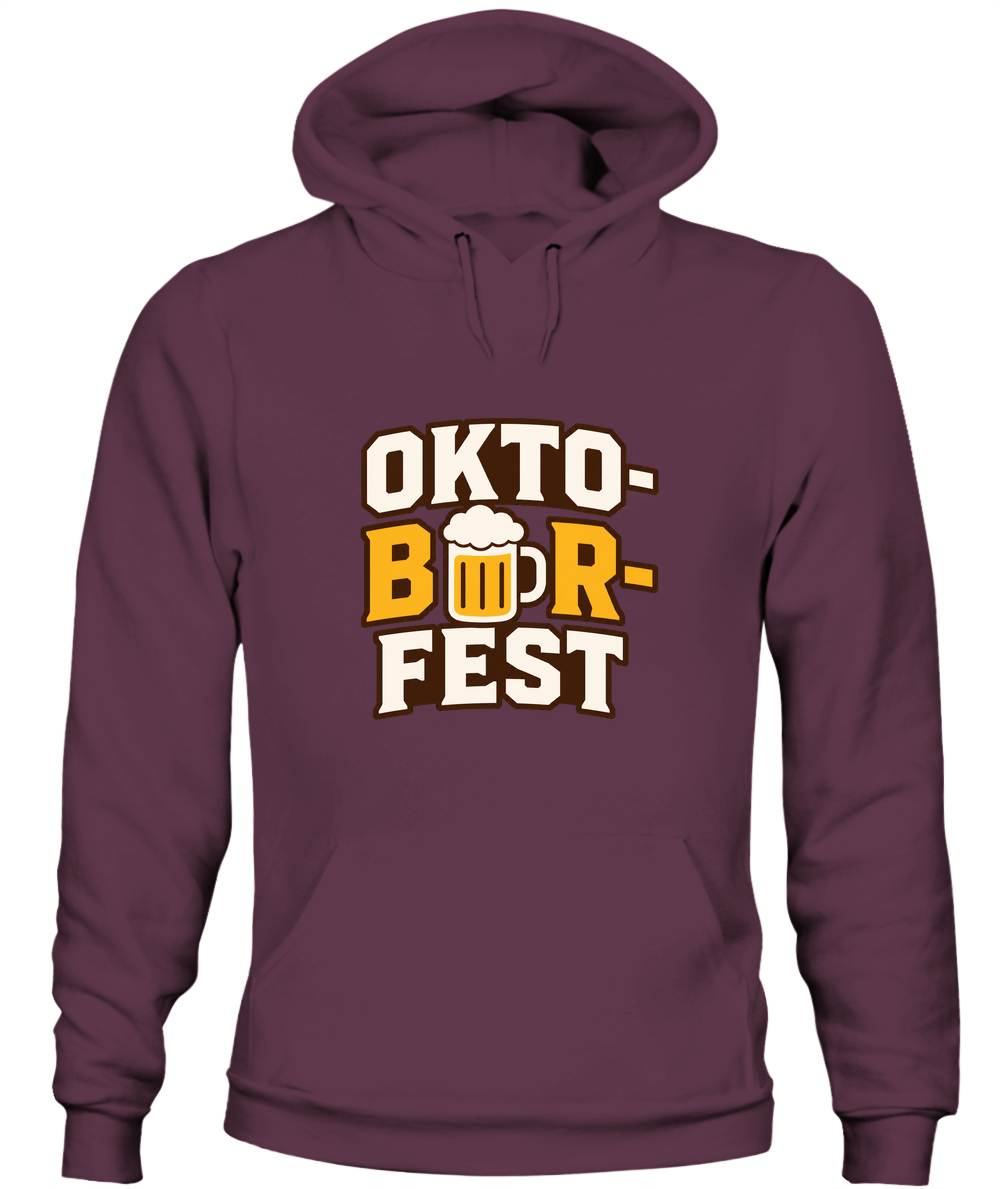 Oktoberfest — Hoodie in Maroon