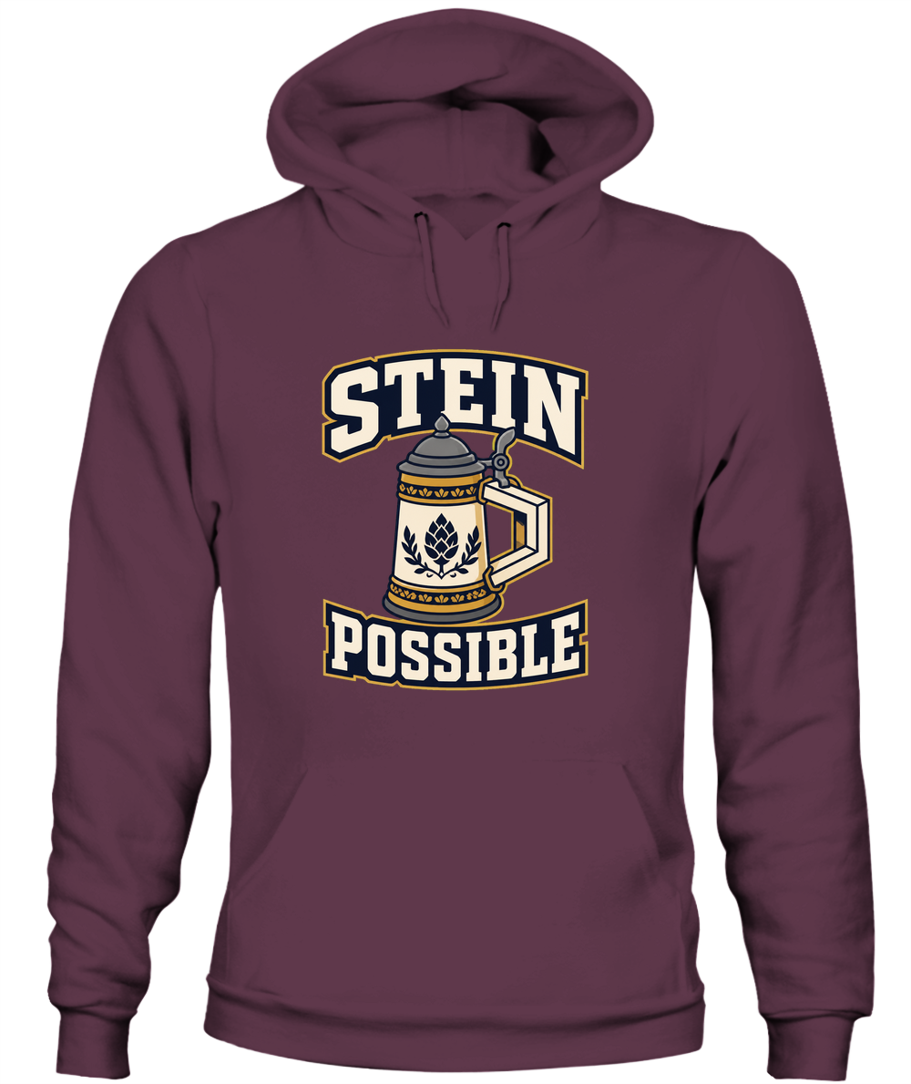 Stein Possible — Hoodie in Maroon
