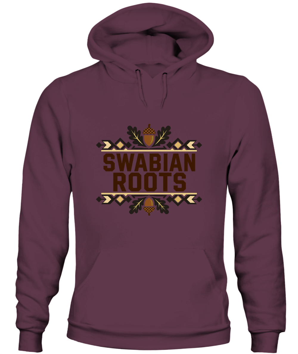 Swabian Roots — Hoodie in Maroon