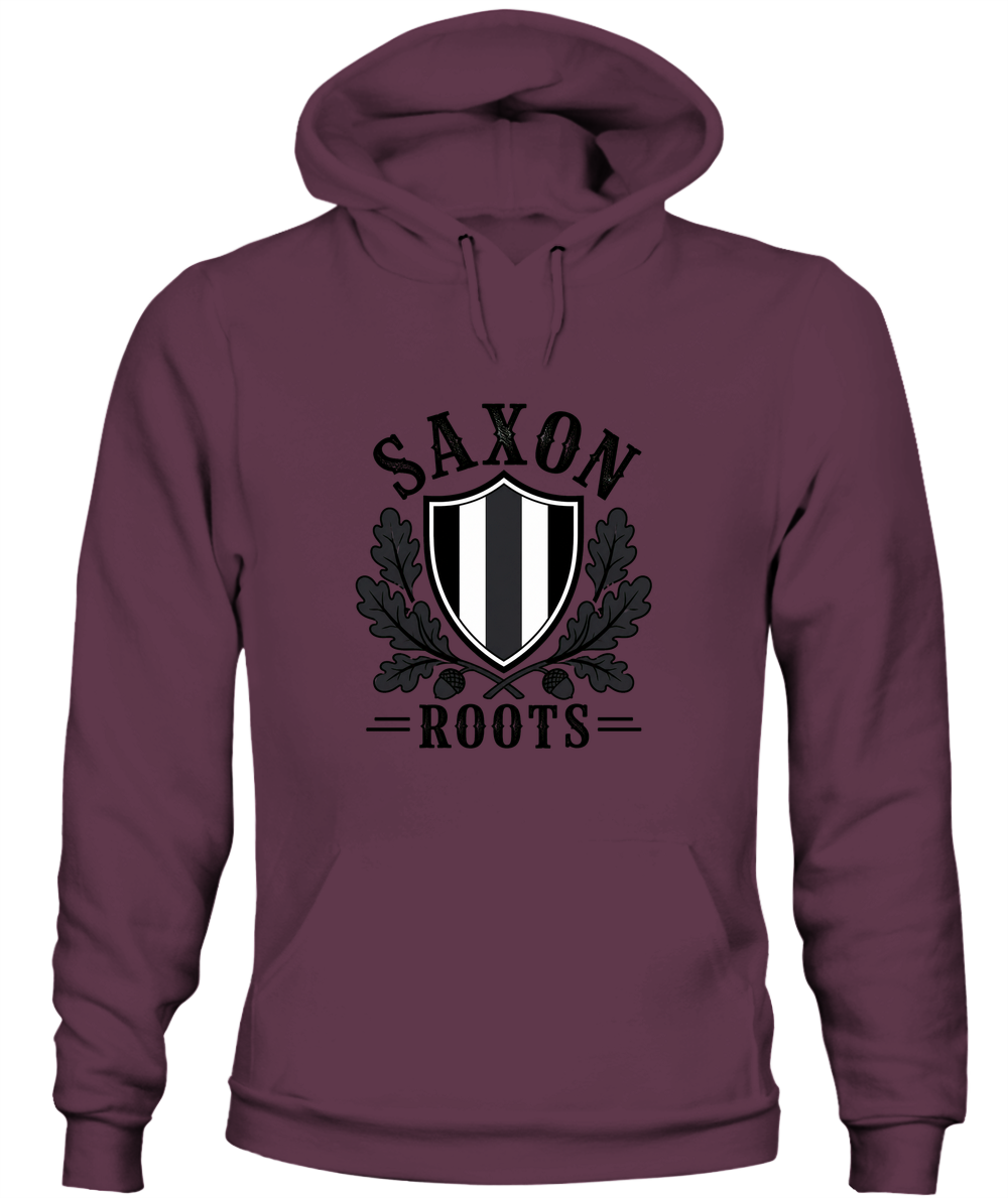 Saxon Roots — Hoodie in Maroon