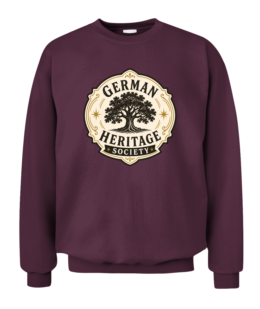 German Heritage Society — Sweatshirt in Maroon
