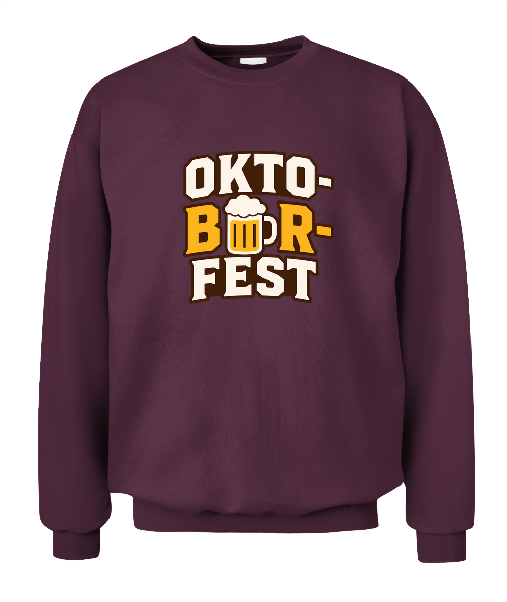 Oktoberfest — Sweatshirt in Maroon