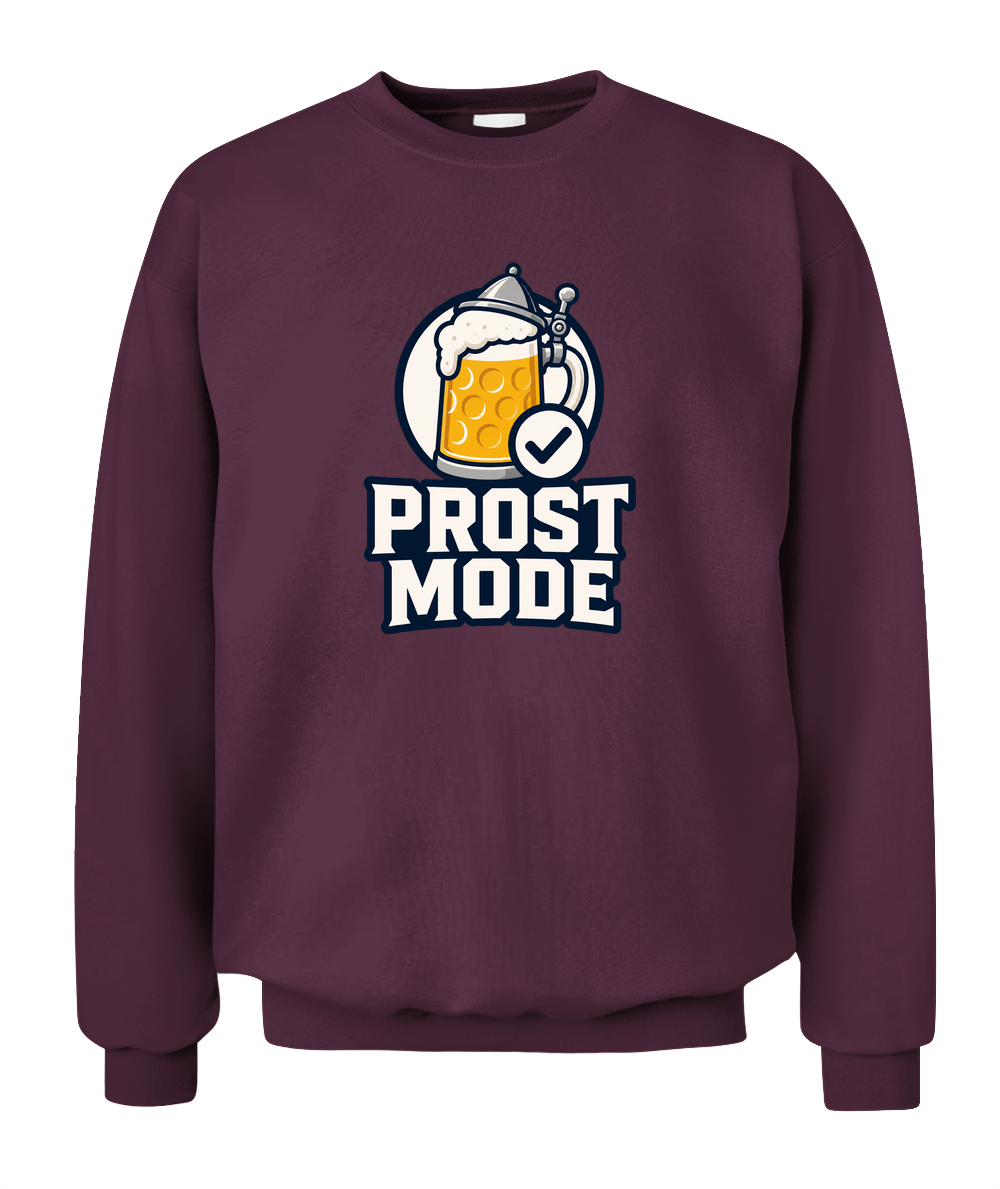 Prost Mode — Sweatshirt in Maroon