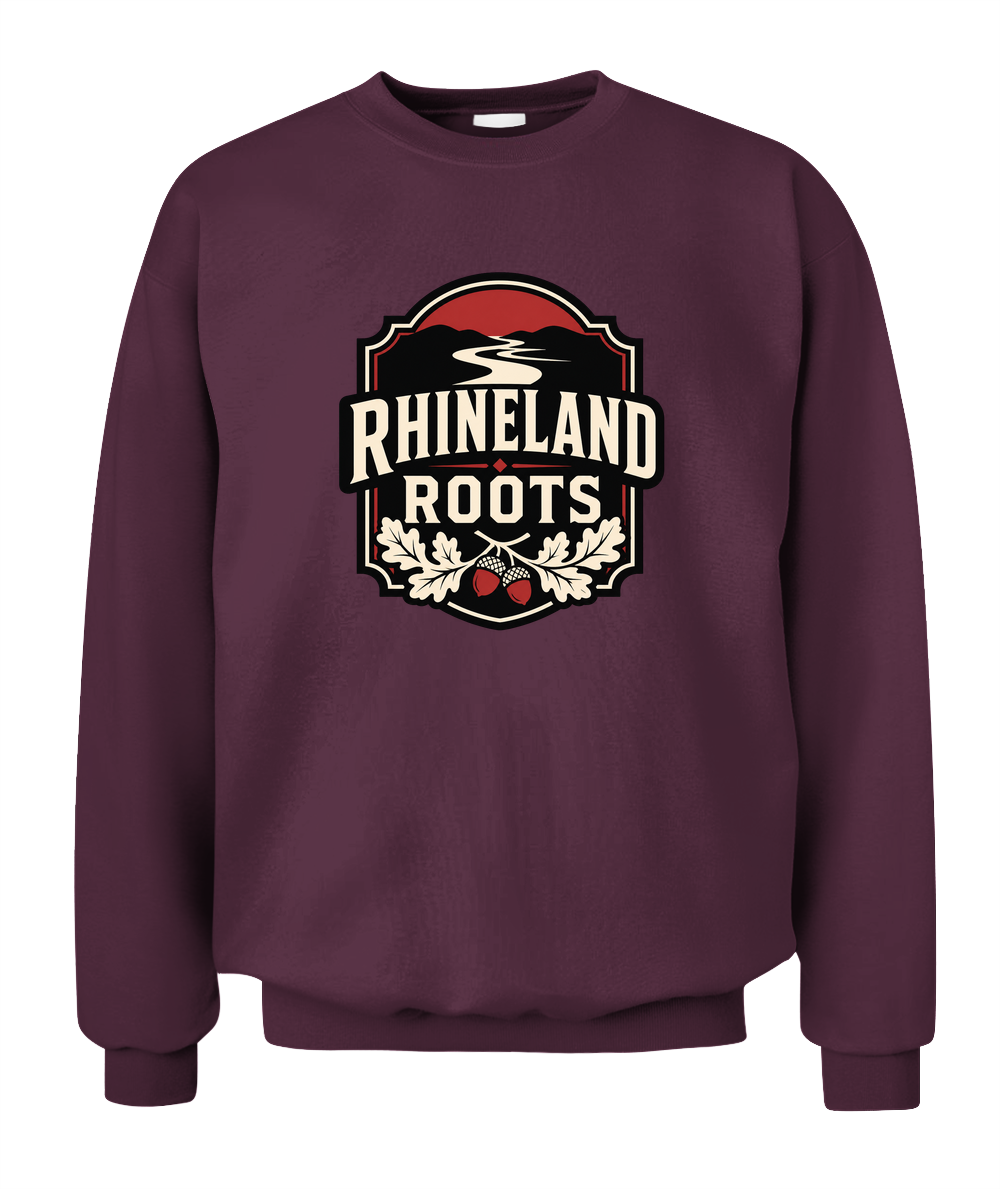 Rhineland Roots — Sweatshirt in Maroon