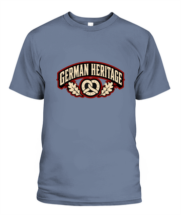 German Heritage — T-Shirt in Blue Jean