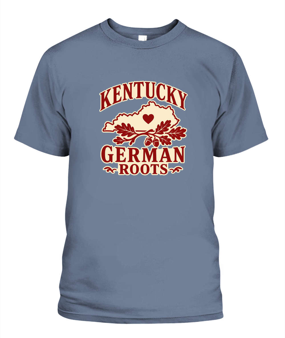 Kentucky German Roots — T-Shirt in Blue Jean