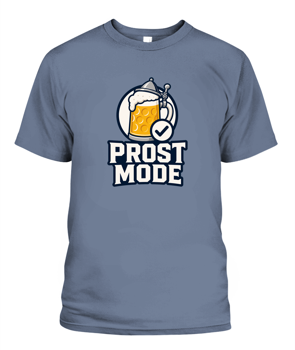 Prost Mode — T-Shirt in Blue Jean