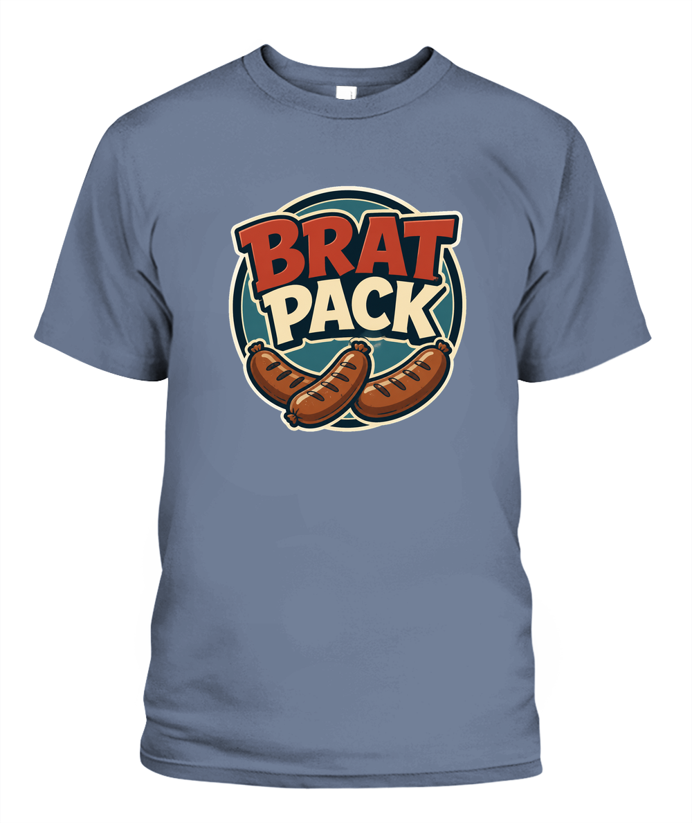 Brat Pack — T-Shirt in Blue Jean