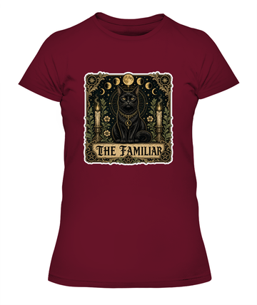 The Familiar Ladies T-Shirt | Black Cat Lover Gift