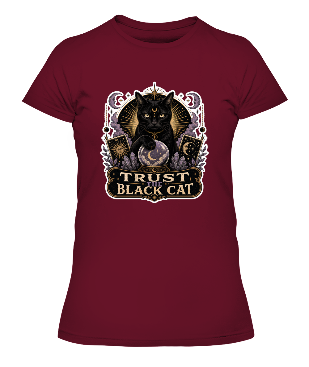 Trust the Black Cat Ladies T-Shirt | Black Cat Lover Gift