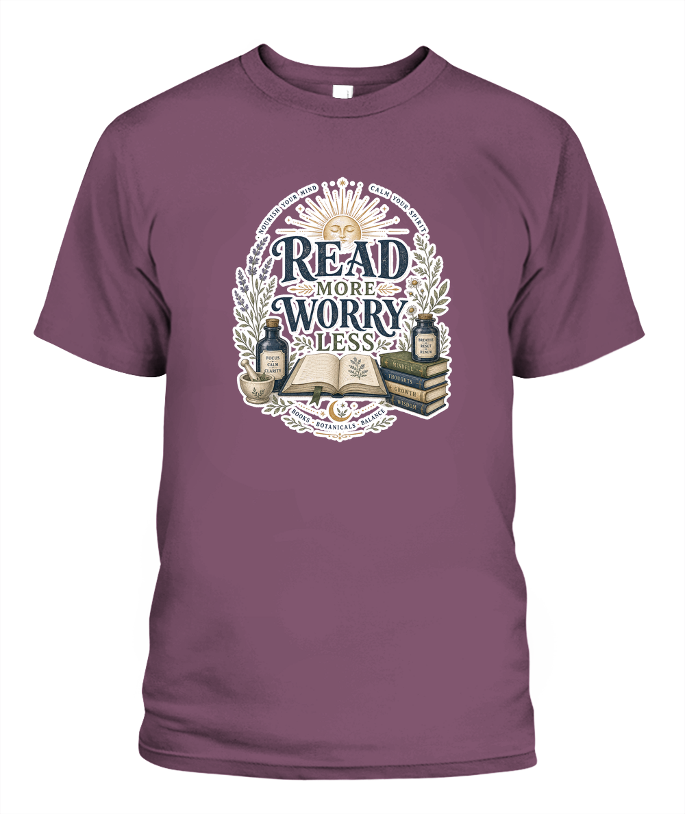 Read more Worry Less Book Lover T-Shirt | Reading Gift