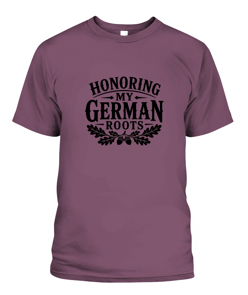 Honoring My German Roots — T-Shirt in Berry