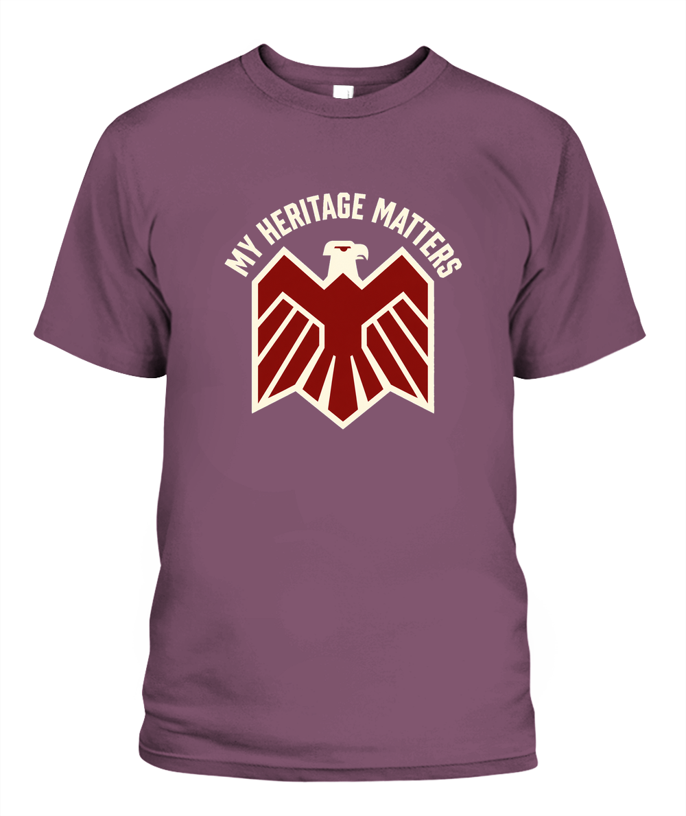 My Heritage Matters — T-Shirt in Berry