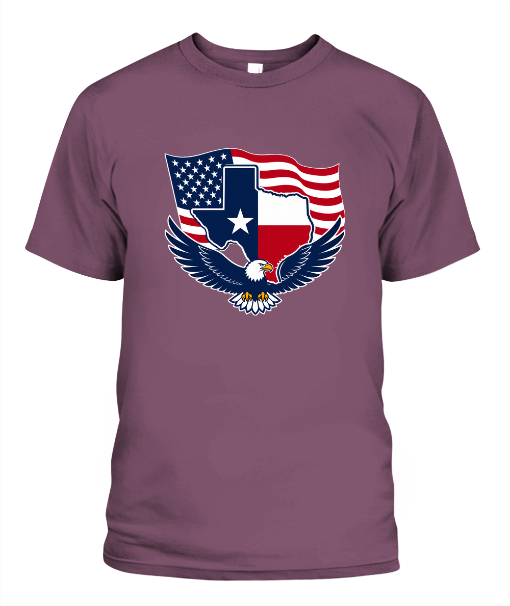 Texas German Roots — T-Shirt in Berry