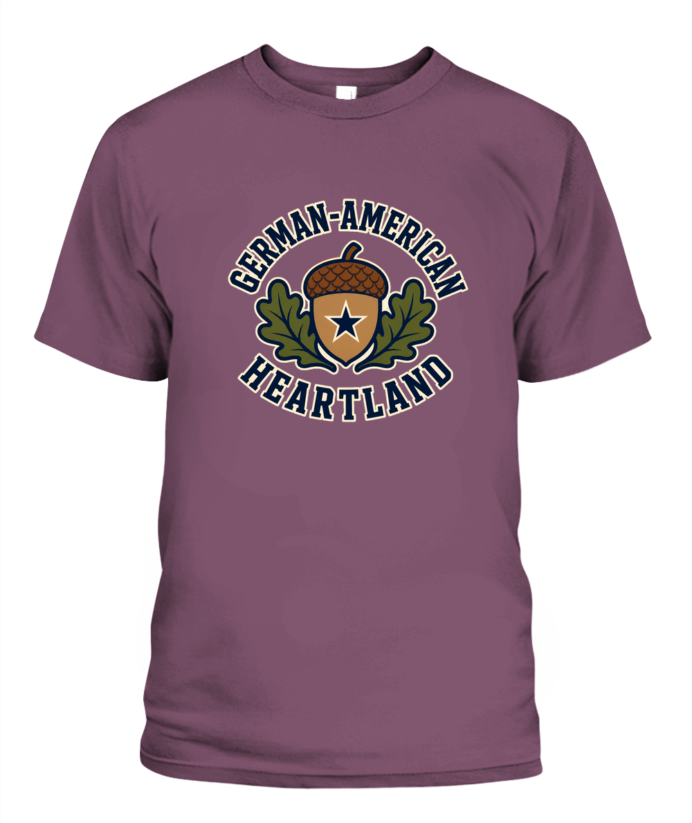 German-American Heartland — T-Shirt in Berry