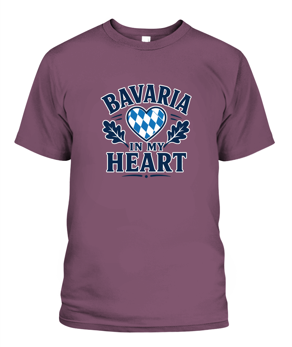 Bavaria In My Heart — T-Shirt in Berry