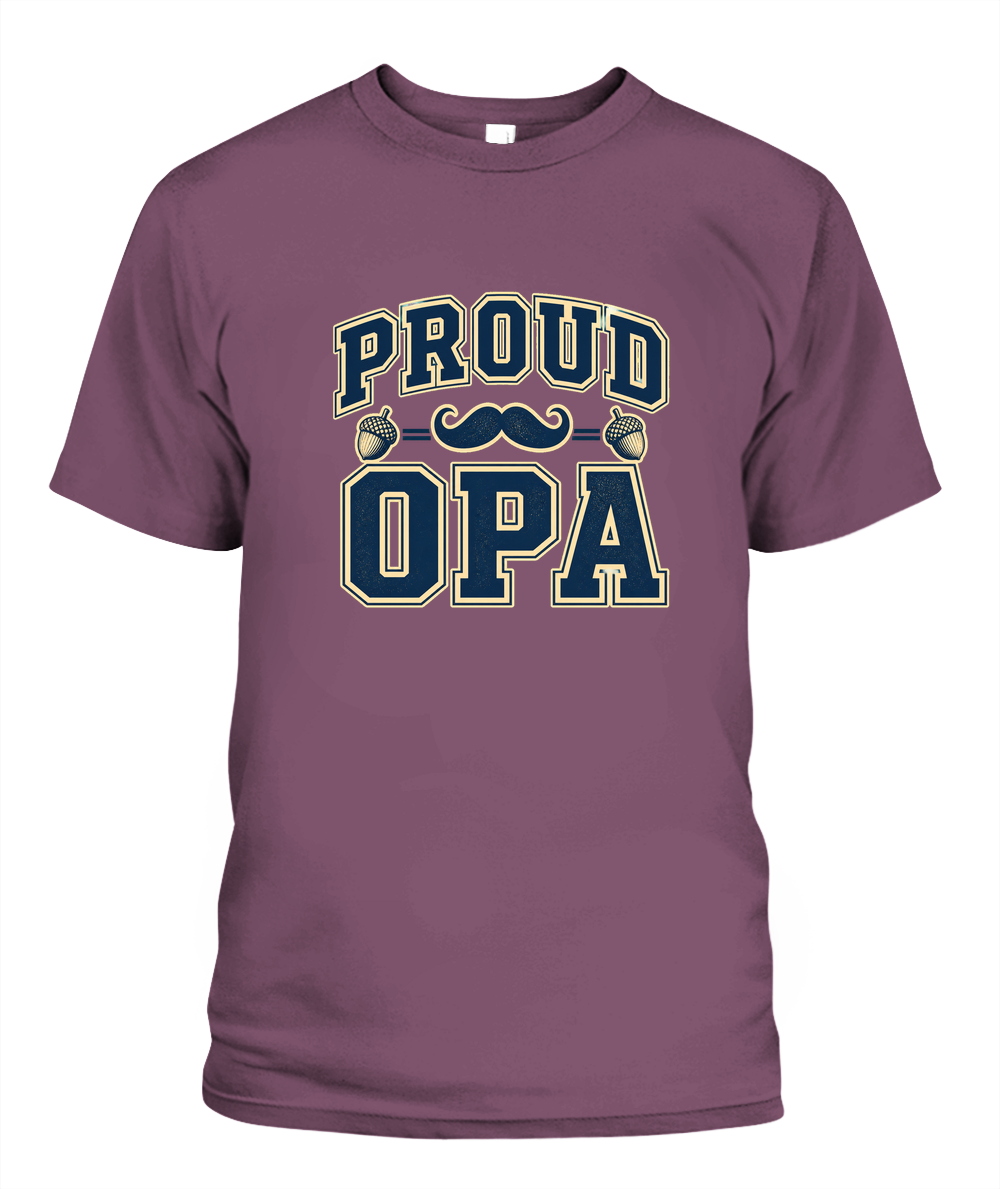 Proud Opa — T-Shirt in Berry
