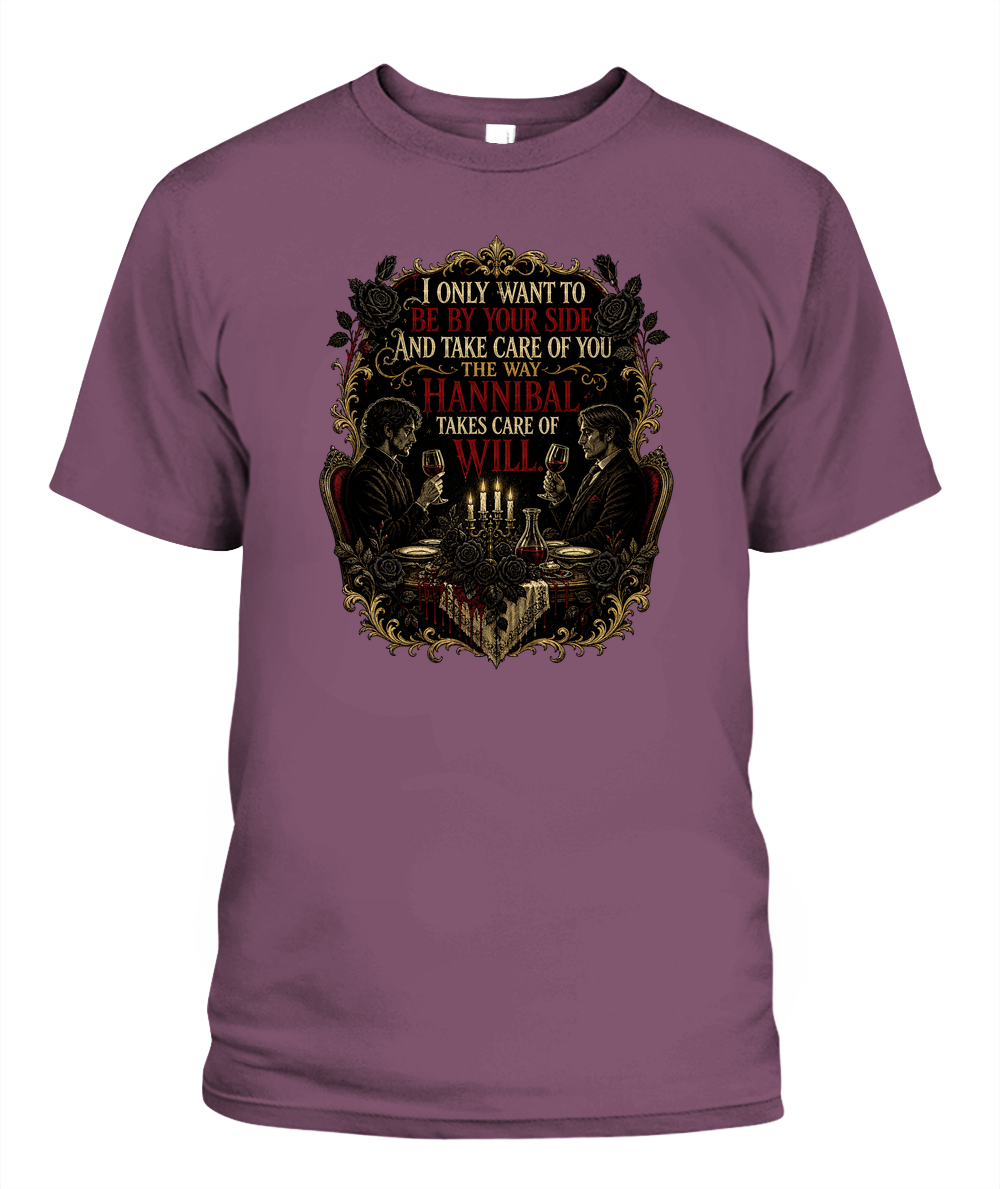 The Way Hannibal Takes Care Of Will — gothic shirt in Berry
