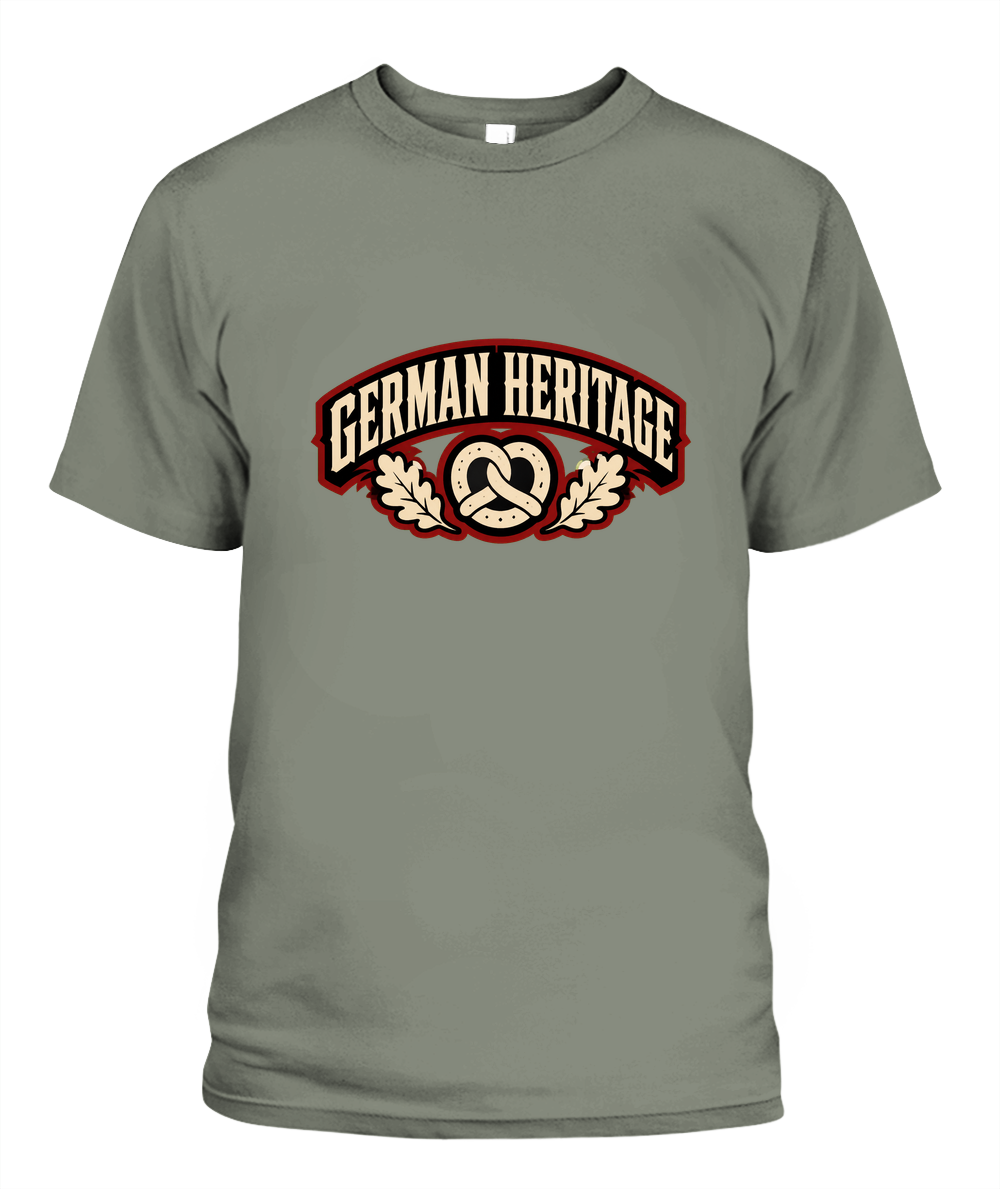 German Heritage — T-Shirt in Moss