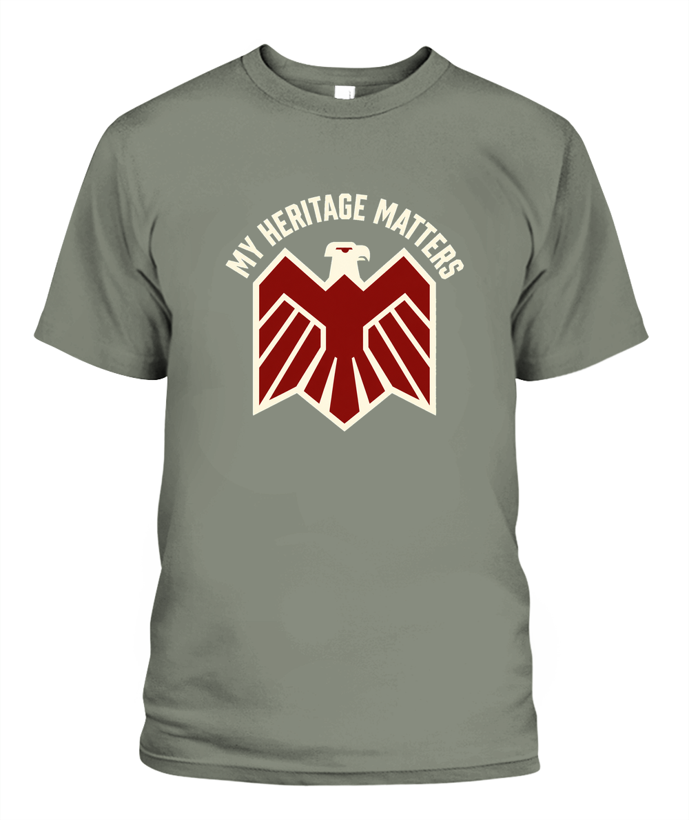 My Heritage Matters — T-Shirt in Moss