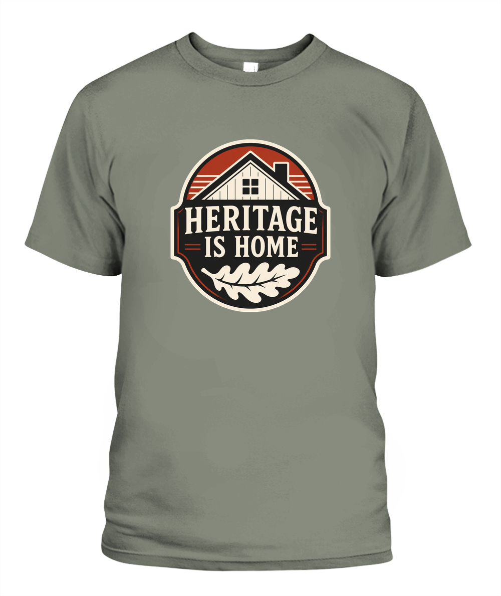 Heritage Is Home — T-Shirt in Moss