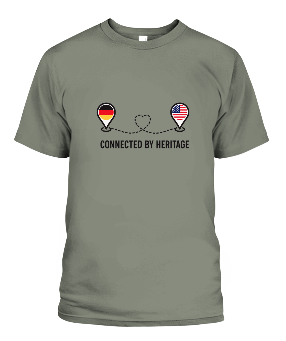Connected By Heritage — T-Shirt in Moss
