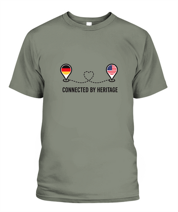 Connected By Heritage — T-Shirt in Moss