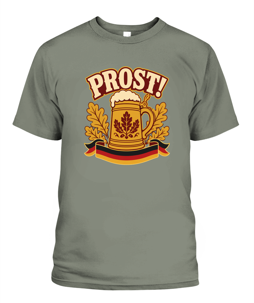 Prost! — T-Shirt in Moss