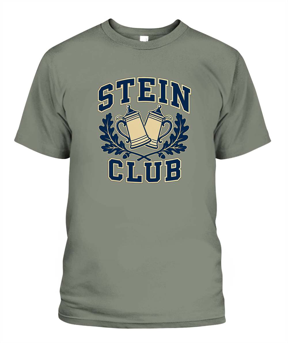 Stein Club — T-Shirt in Moss