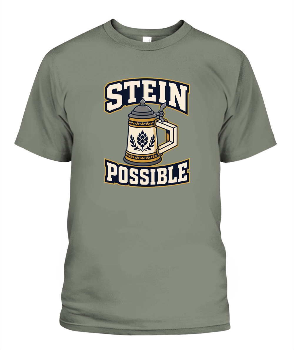 Stein Possible — T-Shirt in Moss