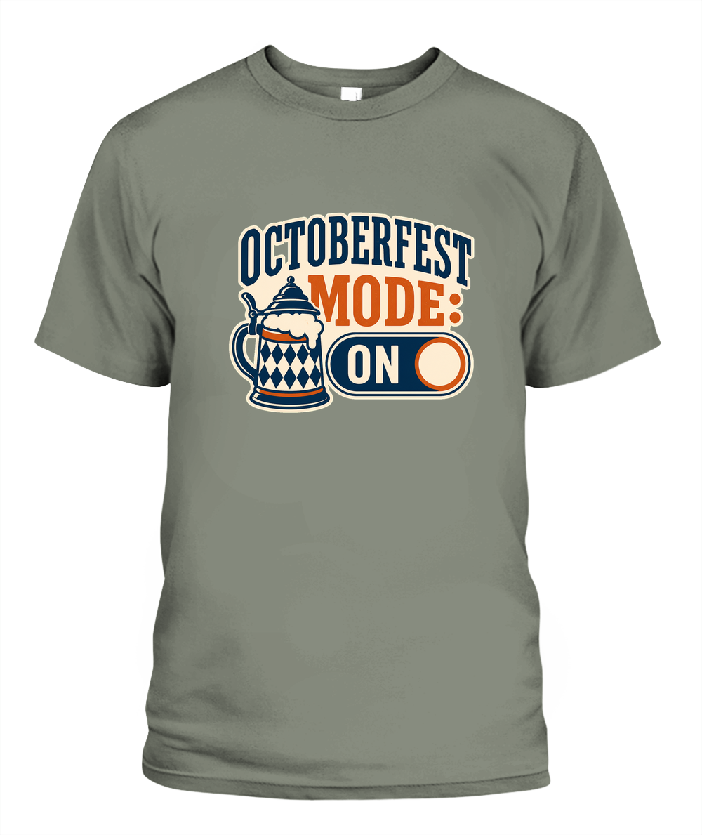 Octoberfest Mode: On — T-Shirt in Moss