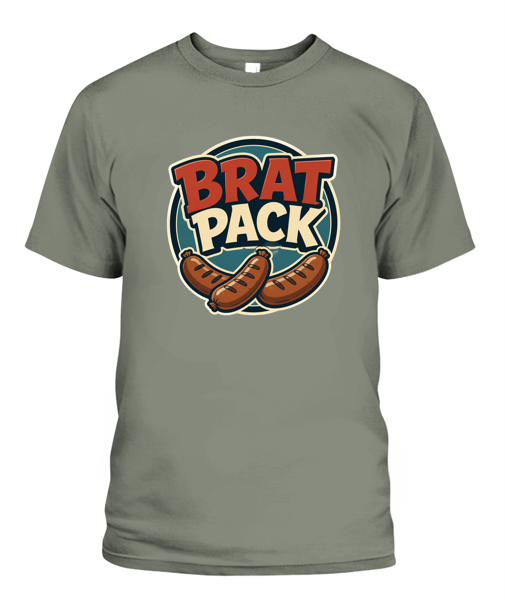 Brat Pack — T-Shirt in Moss