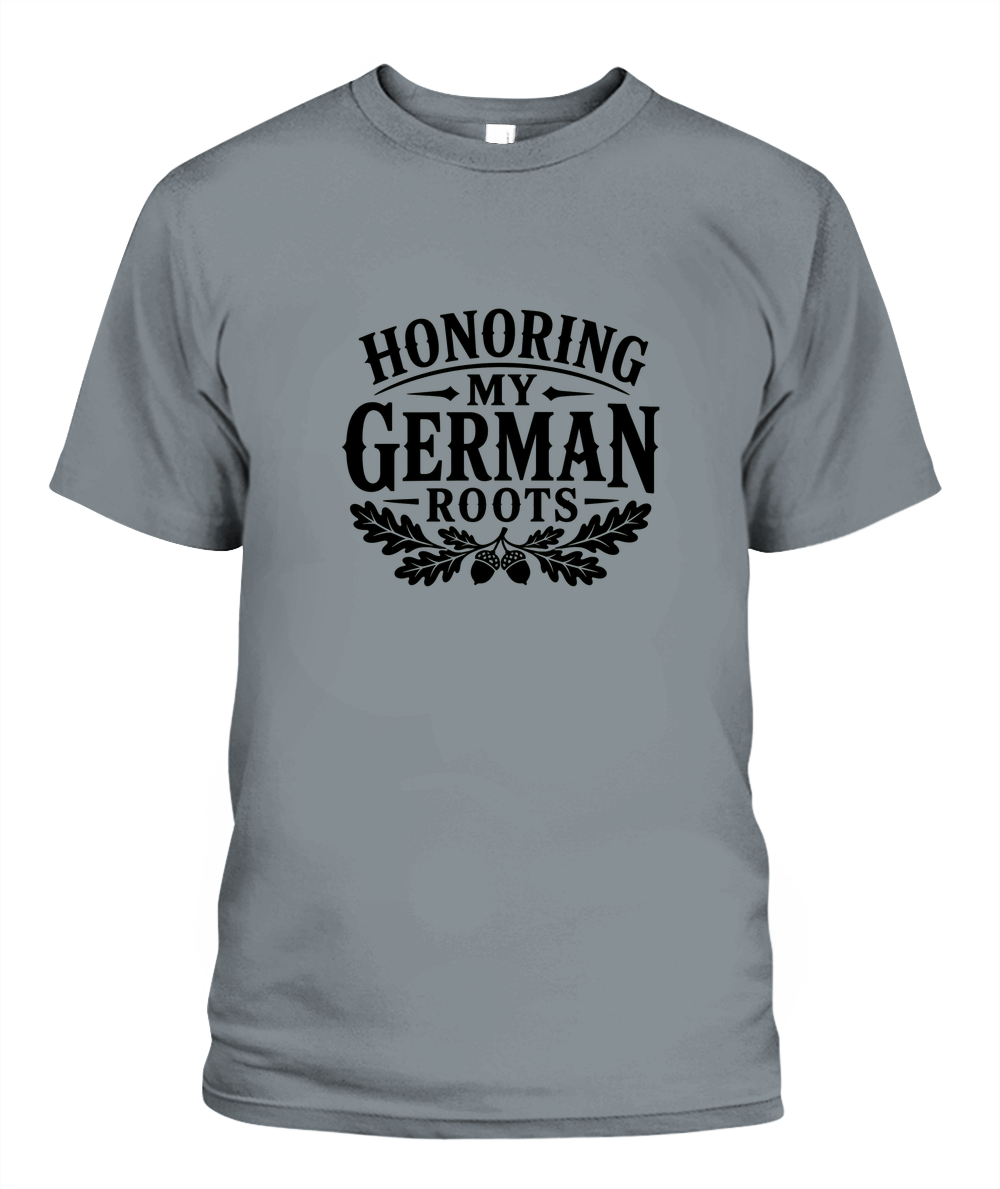 Honoring My German Roots — T-Shirt in Blue Jean