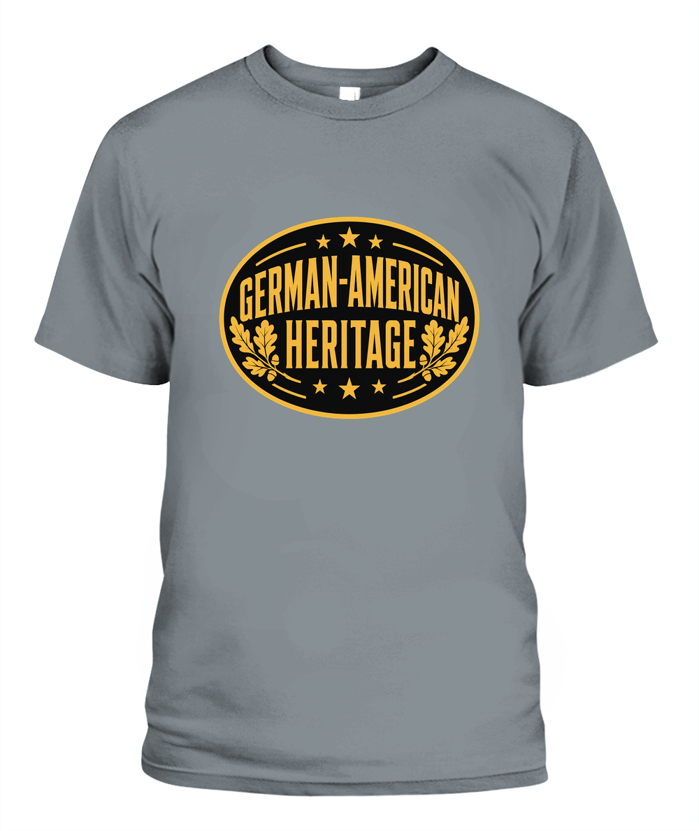 German-American Heritage — T-Shirt in Granite