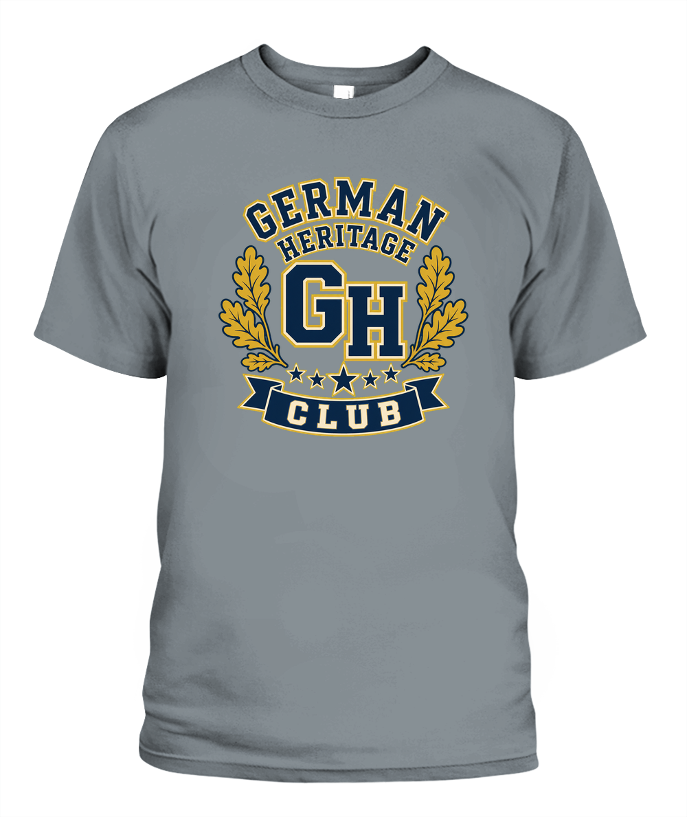 German Heritage Club — T-Shirt in Granite