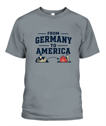 From Germany To America — T-Shirt in Granite