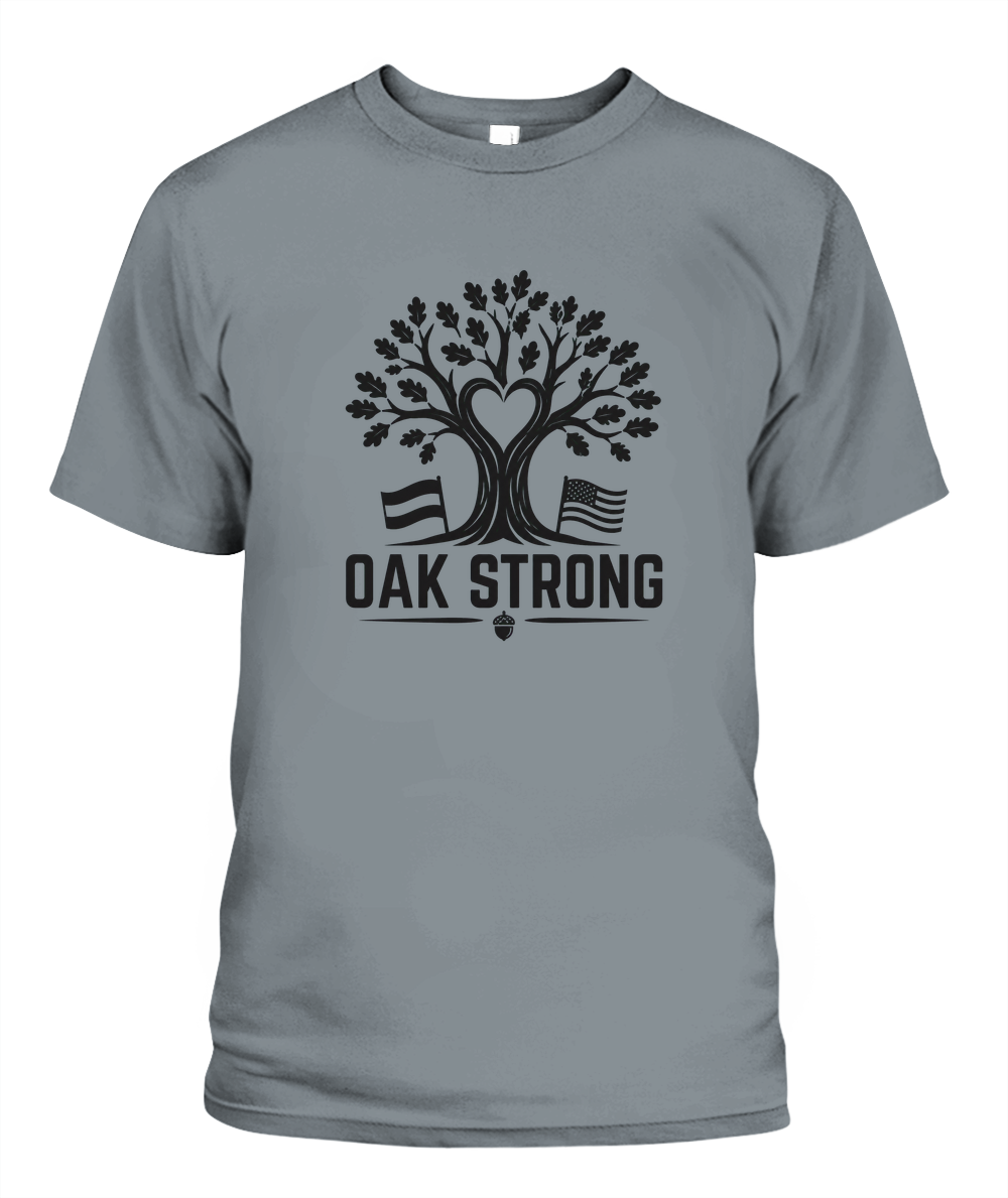 Oak Strong — T-Shirt in Granite