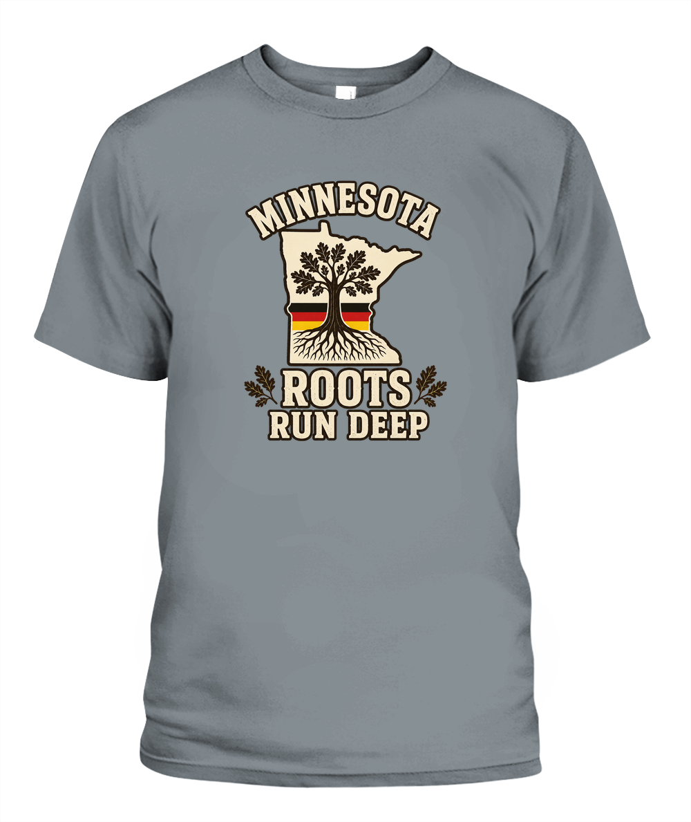 Minnesota Roots Run Deep — T-Shirt in Granite