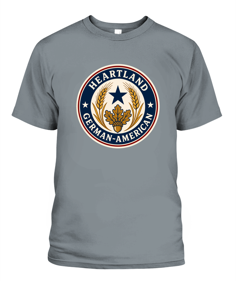 Heartland German-American — T-Shirt in Granite
