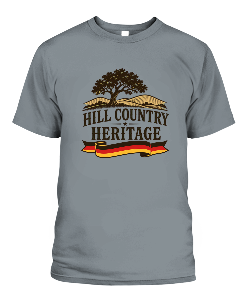 Hill Country Heritage — T-Shirt in Granite