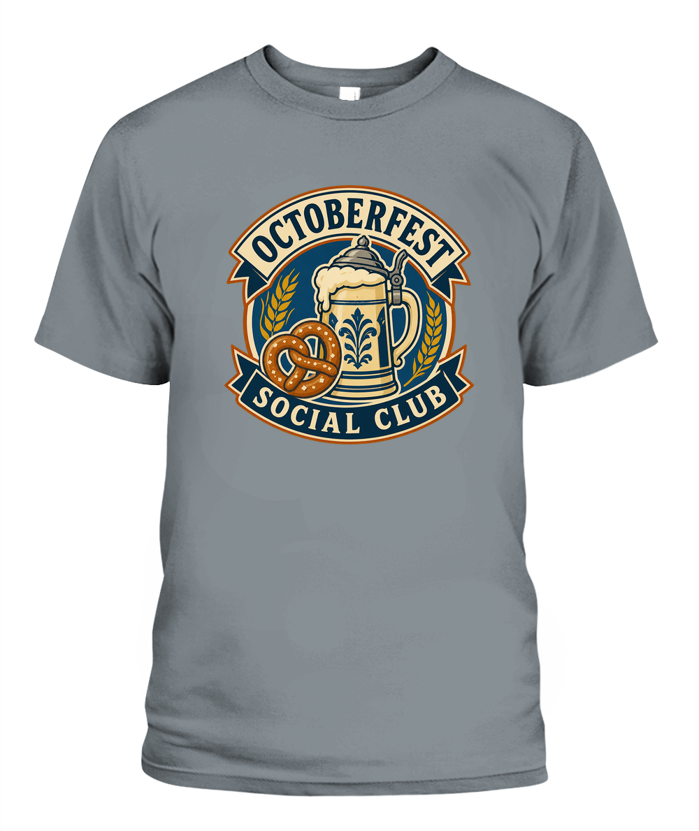 Octoberfest Social Club — T-Shirt in Granite
