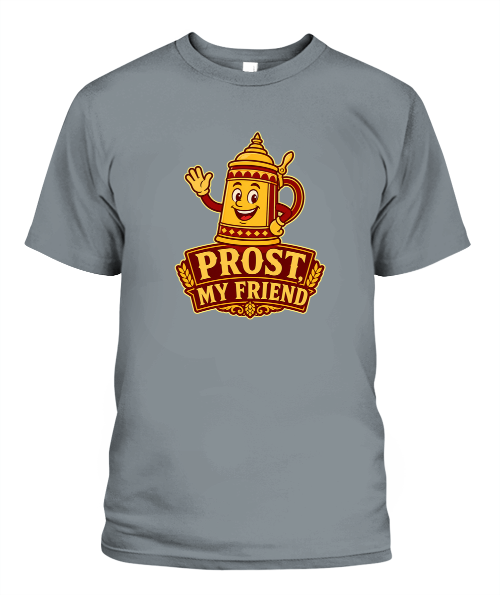 Prost, My Friend — T-Shirt in Granite
